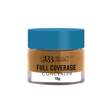 Beauty Berry Full Coverage Concealer, Easy to Blend, Ultra Lightweight & Long Lasting Concealer | Creamy Texture, Highly Pigmented, Waterproof Concealer for Face Makeup (CONTOUR-11, 1)